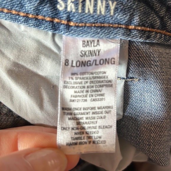 Aeropostale Skinny Jean size 8 Long - Picture 6 of 7